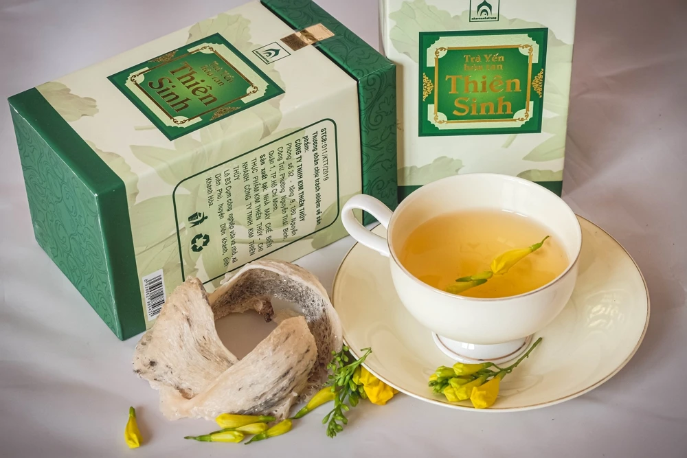 Vietnam Bird Nest Drink Thien Sinh Instant Swallow Bird Nest Tea High Quality Wholesale