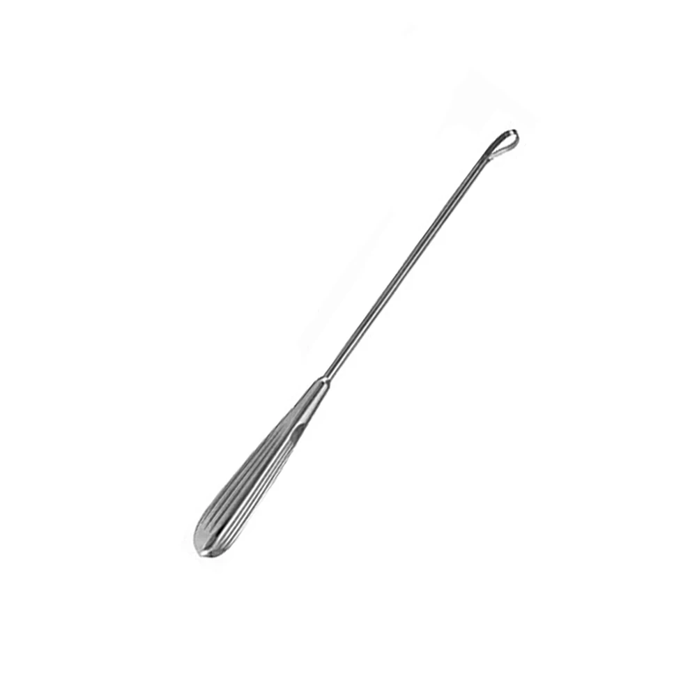 Высококачественные гинекологические инструменты для матки Томаса CURETTE BLUNT 10 мм шириной 28 см длиной