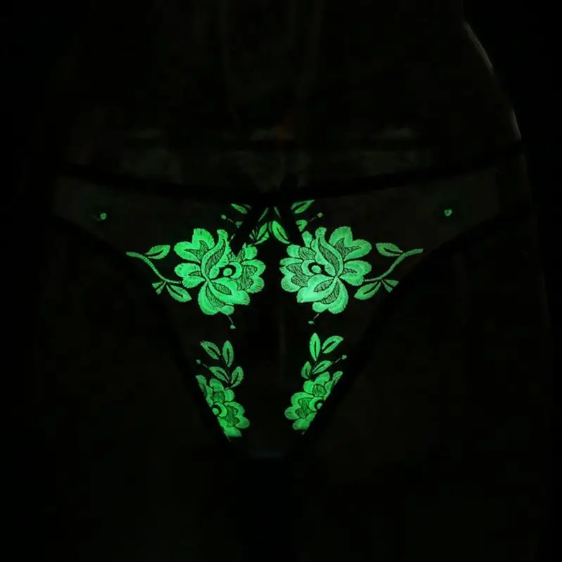 glow in the dark lingerie sexy lace panties womens sexy underwear lingerie night for lady wholesale sexy lingerie