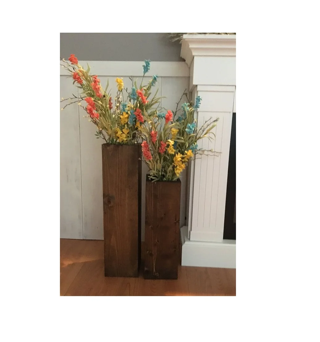 Деревянные вазы для цветов 100%, современные декоративные вазы в роскошном стиле, свадебные деревянные вазы для цветов, декоративные вазы для дома