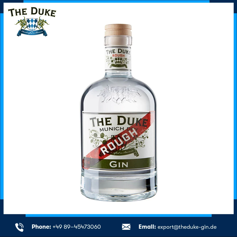 Distilled Spirit High Quality The Duke Rough Gin 70 Cl Supplier and Exporter