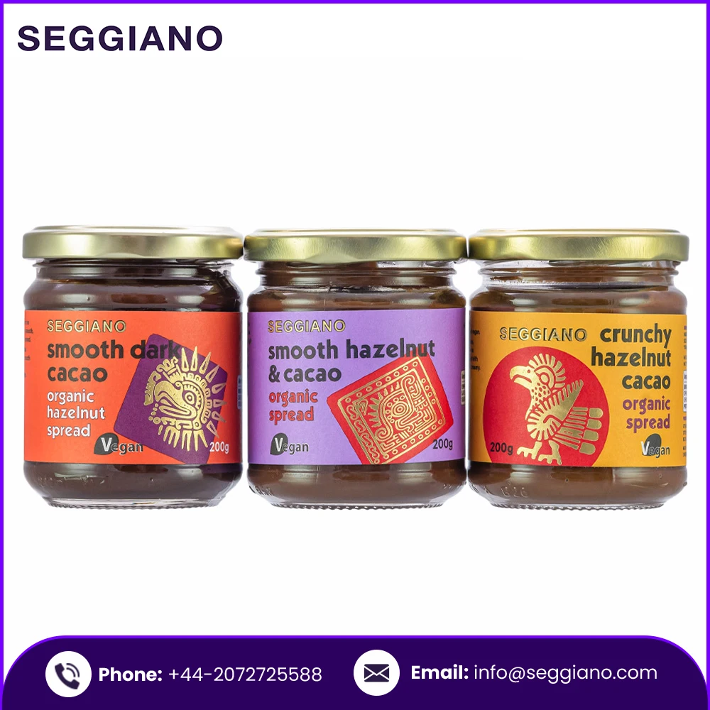 Шоколадный листовой орех Seggiano органический Гладкий шоколад 200 г