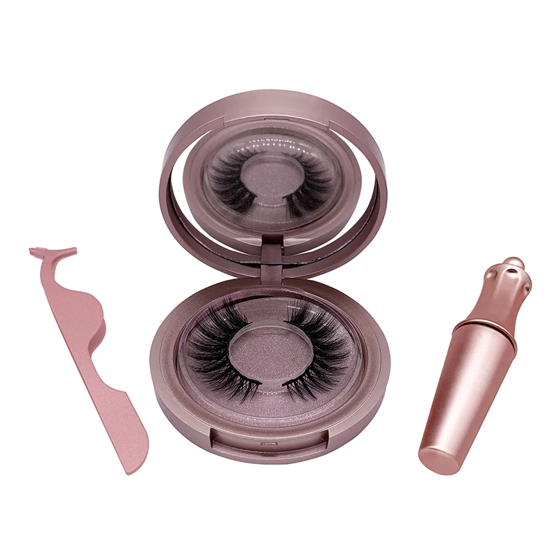 3d Mink Eyelashes Magnetic Eyeliner Eyelashes Set Magnetic Eyelashes
