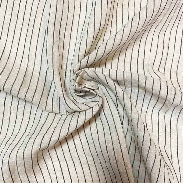 Простой льняной полосатый японский текстиль OA32123