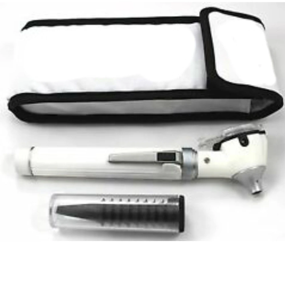 OTOSCOPE MINI FIBER OPTIC WHITE COLOR POCKET MEDICAL ENT DIAGNOSTIC OTOLOGIST SURGICAL MEDICAL DIAGNOSTIC INSTRUMENT      MGI-16