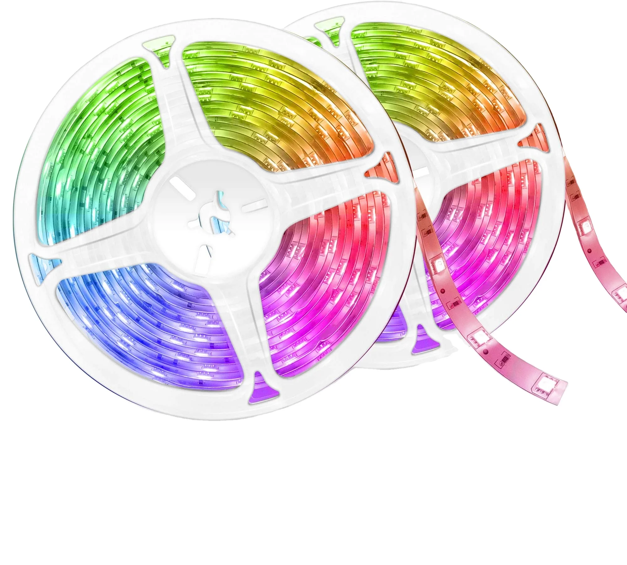 Гибкая светодиодная RGB-лента с голосовым управлением 32 8 фута