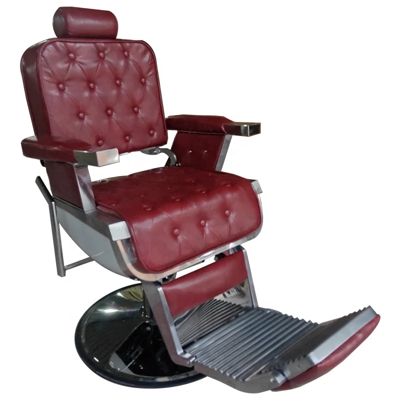 Great Foshan Factory Most Popular Black Red Used Salon Furniture Cheap Barber Chair For Sale