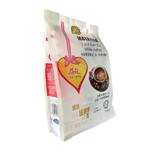 Best Sale 3 in 1 Instant Premix White Coffee Sweet Creamy Texture Bulk Instant Coffee Convenient Sachets In Standard Bag