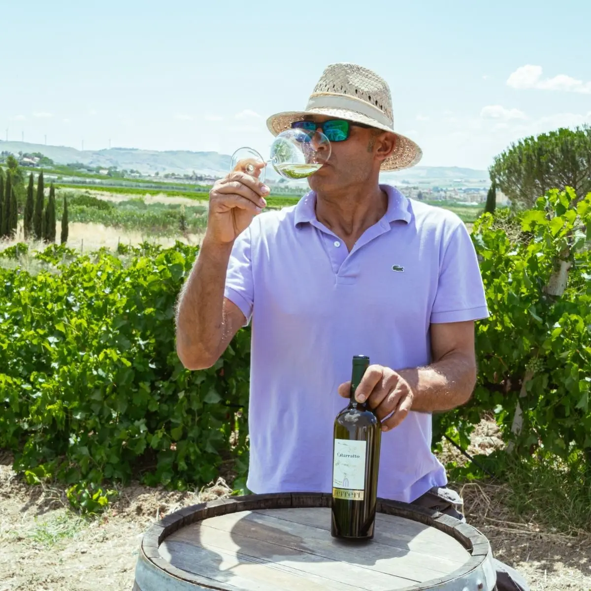 Высококачественное итальянское белое вино FERRERI для стола ресторана винных магазинов виноград Catarratto 750 мл