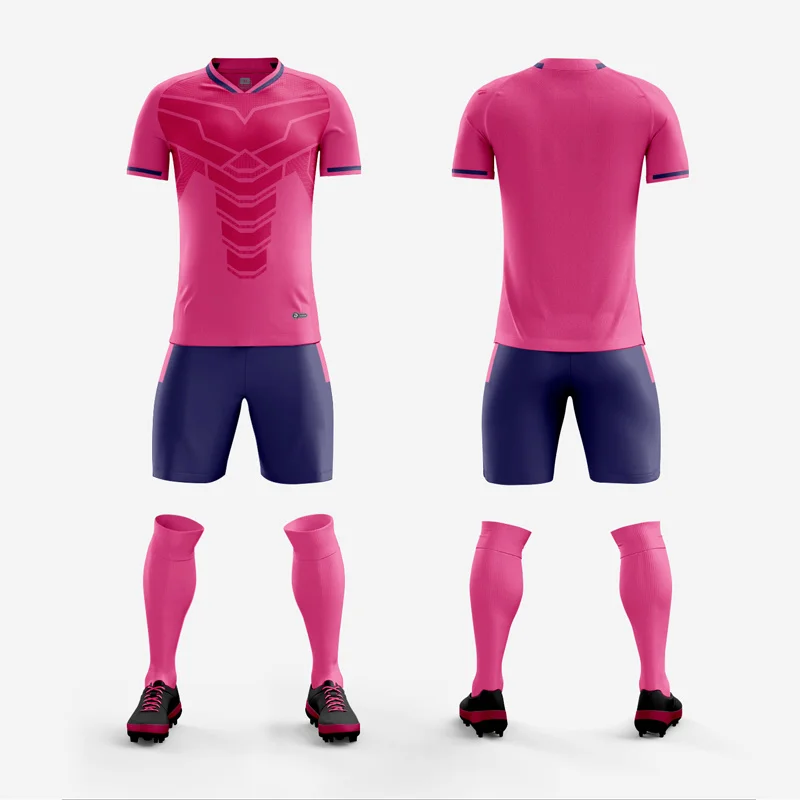 Custom Logo Soccer Jerseys Uniform Printing Blank Football Shirt For Men Team Soccer Wear