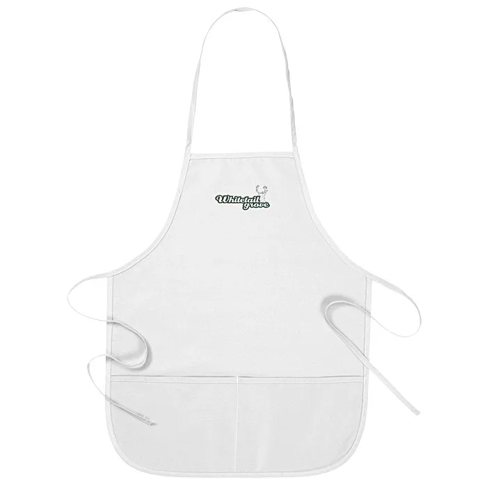 Cheap 130gsm OEM solid design V-neck side tie customized butcher kitchen baking children buckle Funny apron with slogan printed