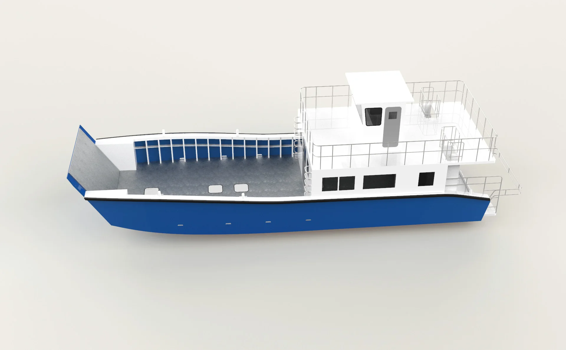 15m multi purpose landing craft 40 passengers and 12 tons loading capacity for sale Kiribati