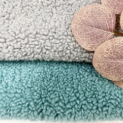 Thick knitting polyester wheat velvet grain cashmere lamb-like fashion coat plush toy fabric