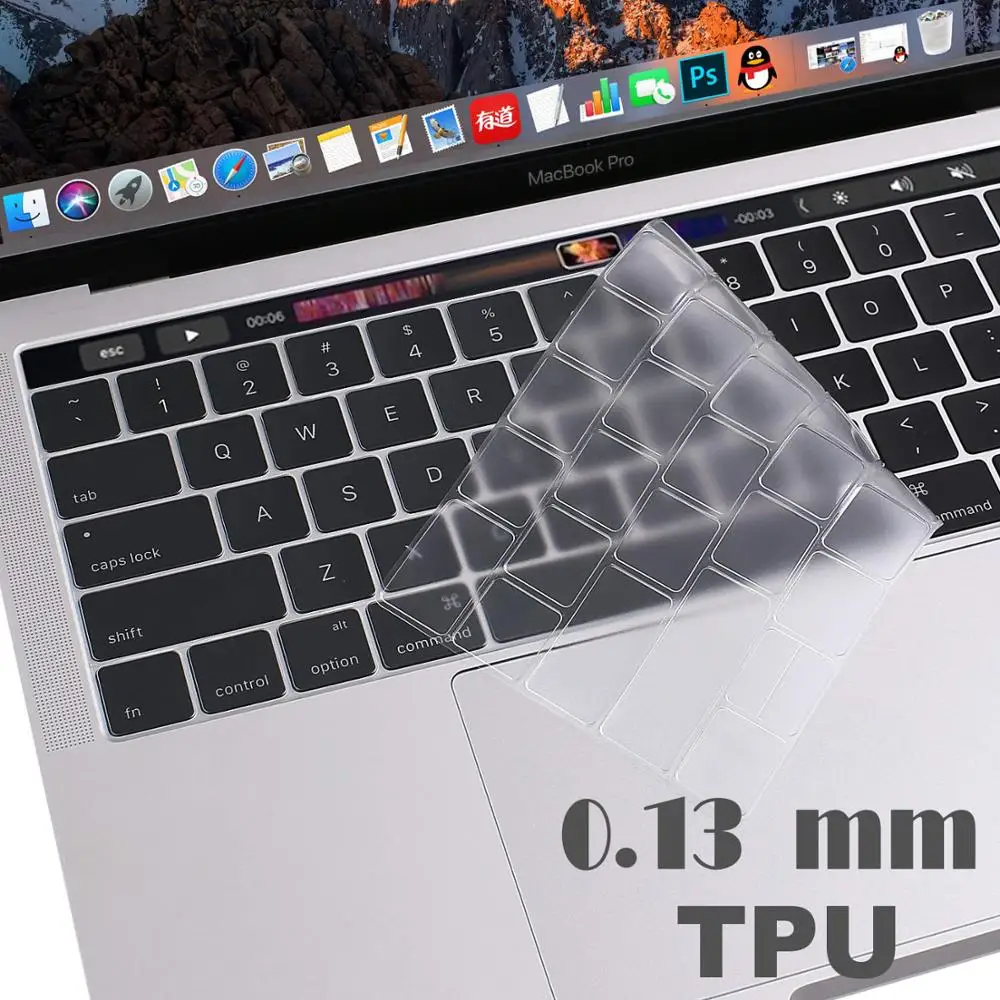 
[ FulfillPanda ]Silicone Keyboard Cover Case Transparent Clear Protecter Film EU/US mechanical keyboard dropshipping 