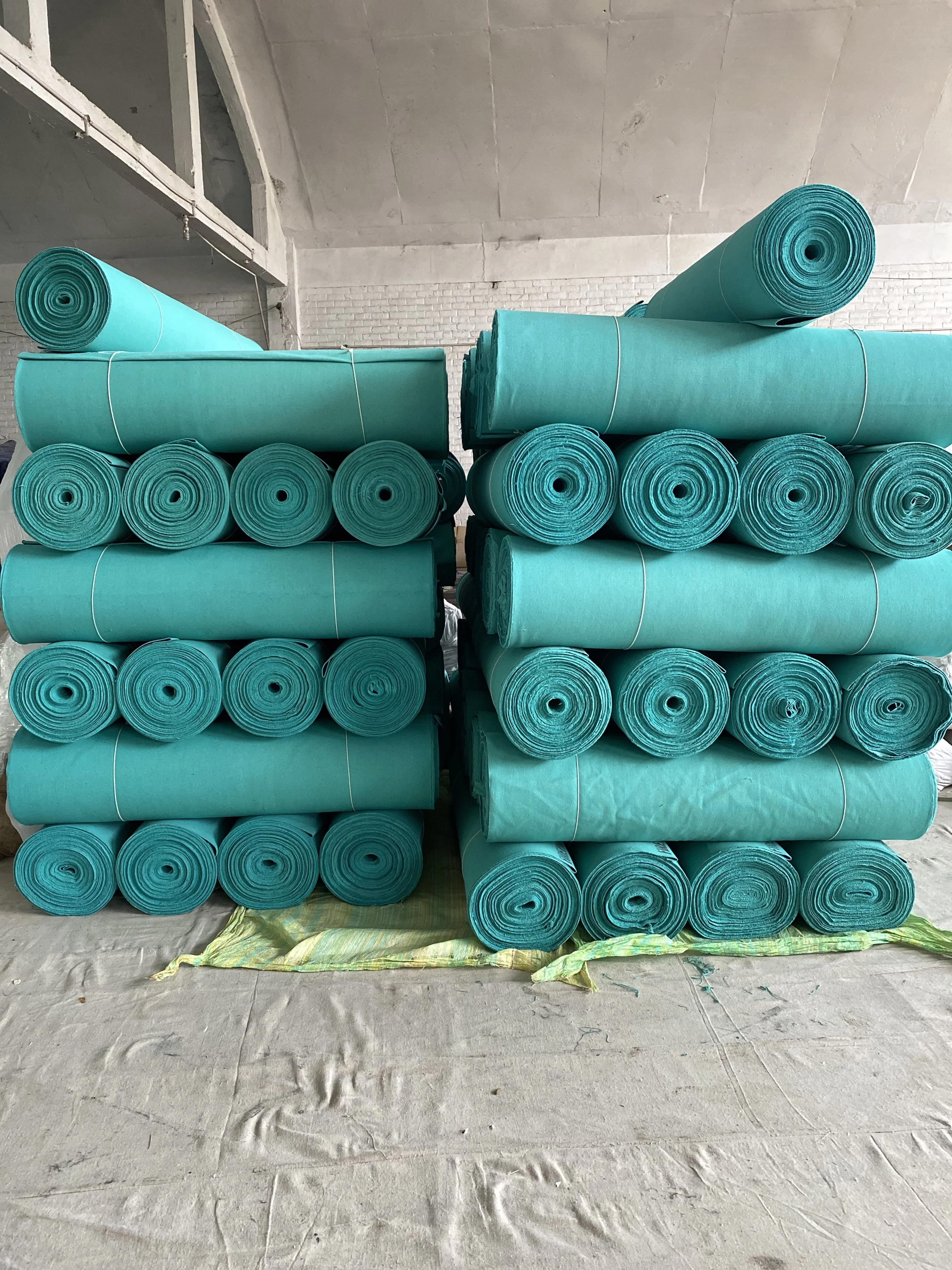 100% Cotton Canvas Fire Retardant Fabric for Tarpaulin Tent Quality Green Flame Retardant Canvas Fabric for Middle East Market