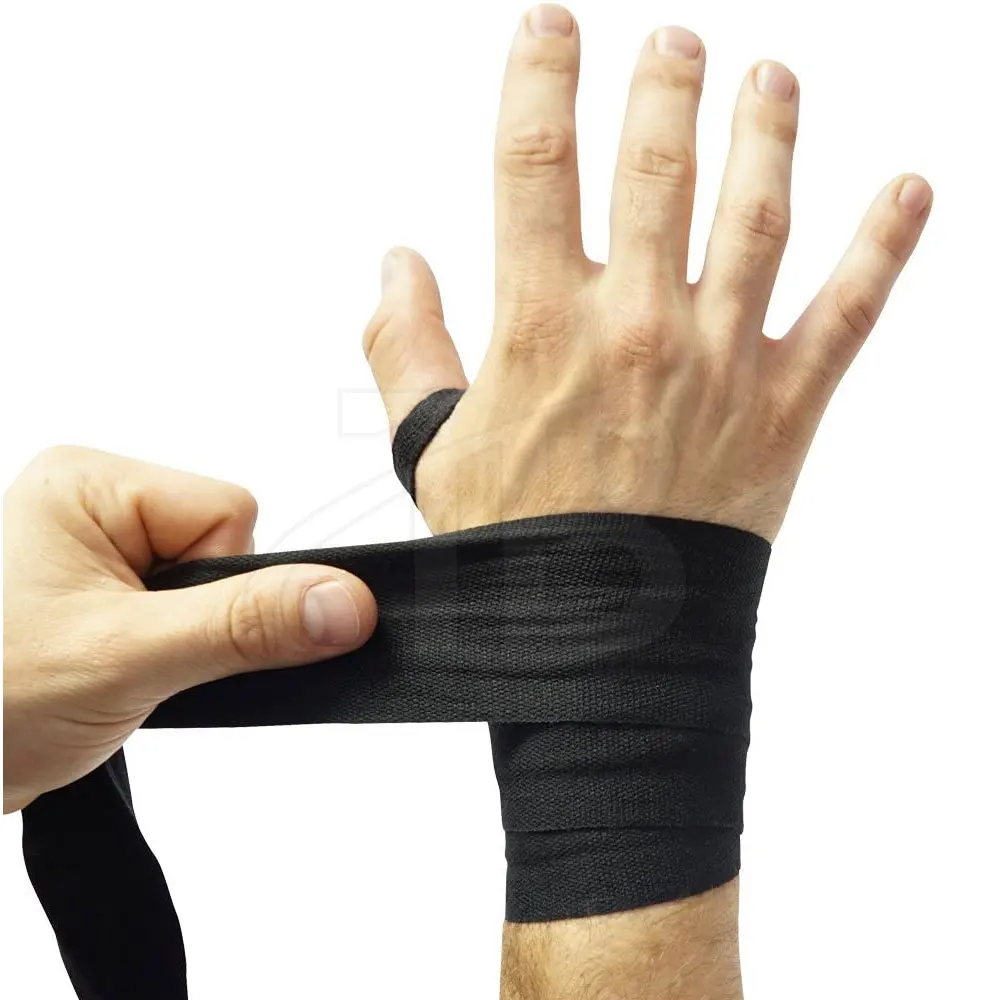 High Quality Custom Logo Gym Equipment Boxing and MMA Training Bandages Hand Wraps with Printing Pattern