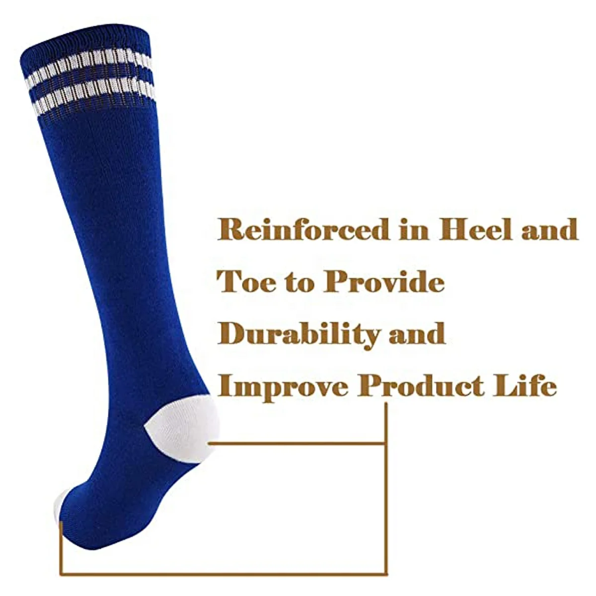 free sample In stock basketball socks nylon mens non-slip compression football sock sport soccer sock