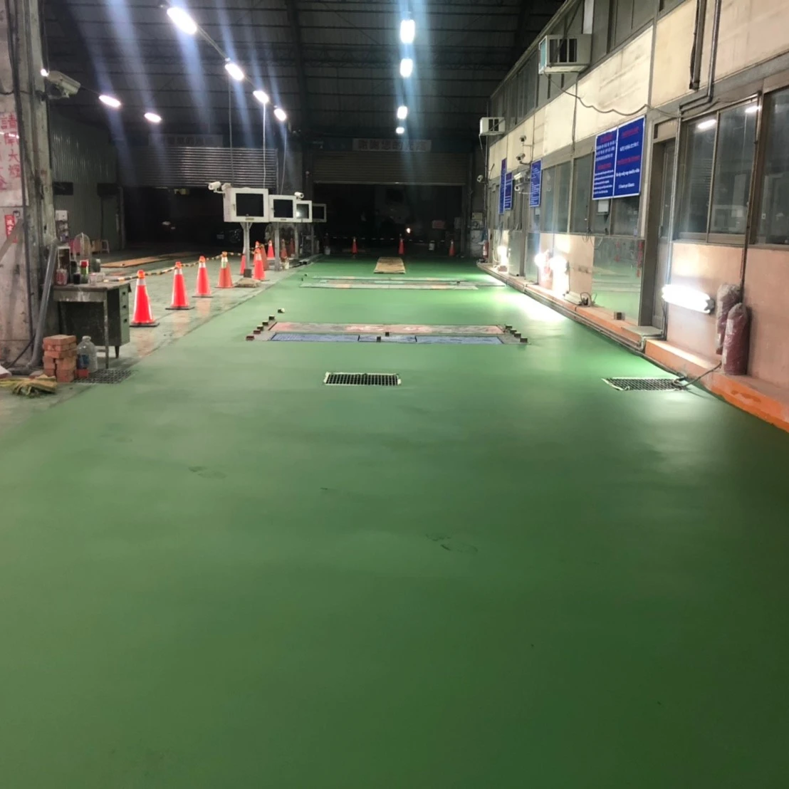 Chanye three components withstand heavy pressure epoxy mortar epoxy floor finish