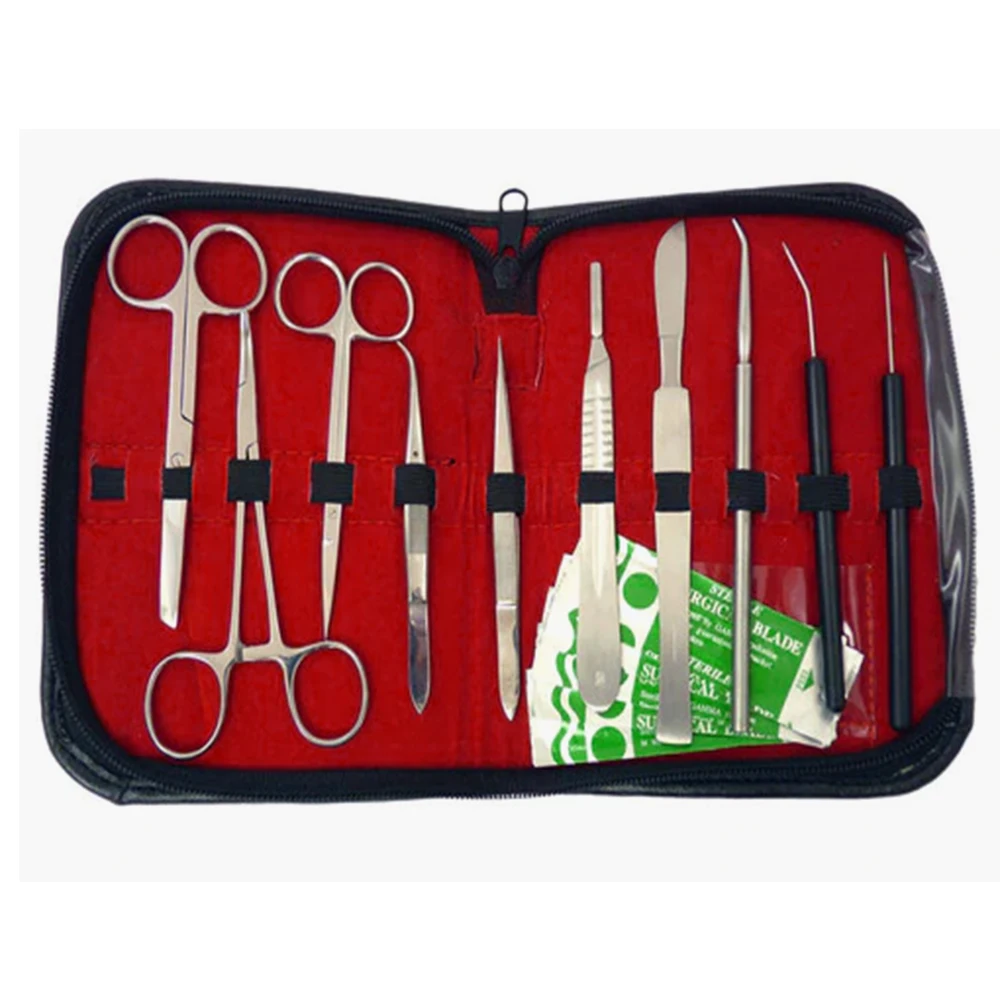 Best Selling Operation Tool Kit Biology Lab Anatomy Medical Student Dissection Kit Set