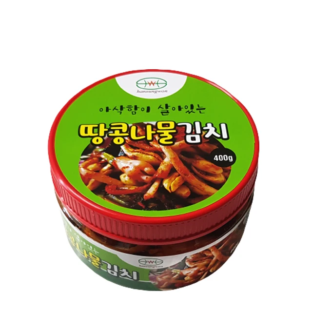 
Korean Hansungwon Peanut Sprouts Kimchi 400g Traditional Taste Healthy Preserved Food Seasoned with Red Pepper and condiment 
