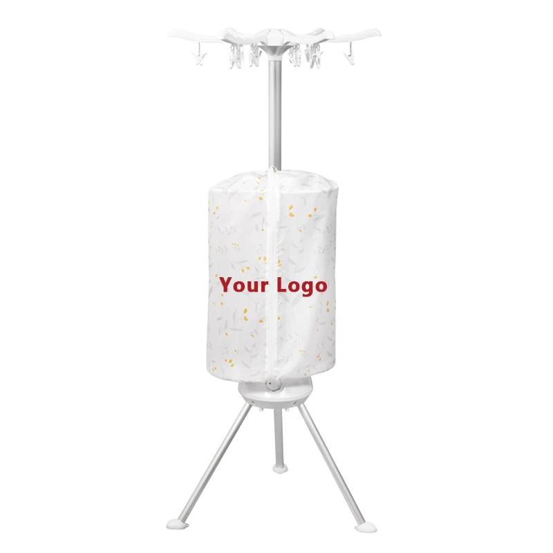 Portable clothing heat dryer for shoes and clothes