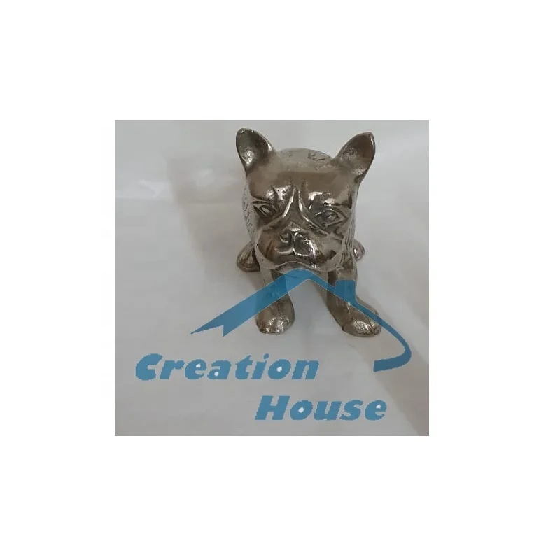 Animal Aluminium Bull Dog Sculpture