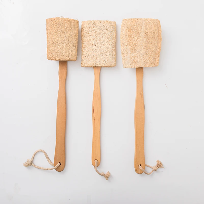 wooden bamboo Detachable Body Brush Massage Bath Shower Back Spa Scrubber Brush bath brushes,sponges & scrubbers Rubbing deep cl