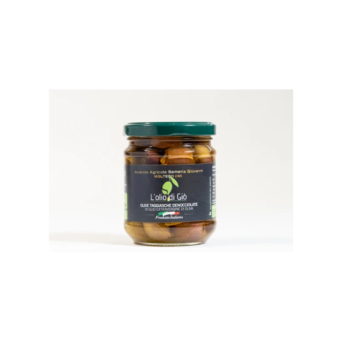 
 Сделанные в Италии Высококачественные свежие оливки 180 г taggiasca в экстра-первичных масляных оливках без косточек  