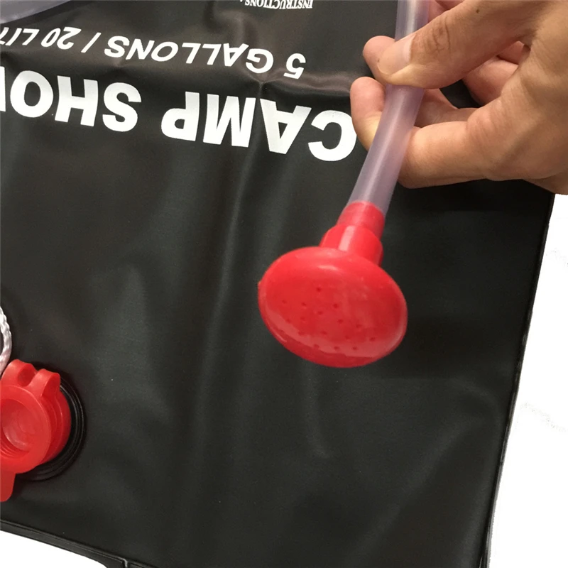 High Quality 20 Litres Water Shower Bag for Outdoor in Black Color