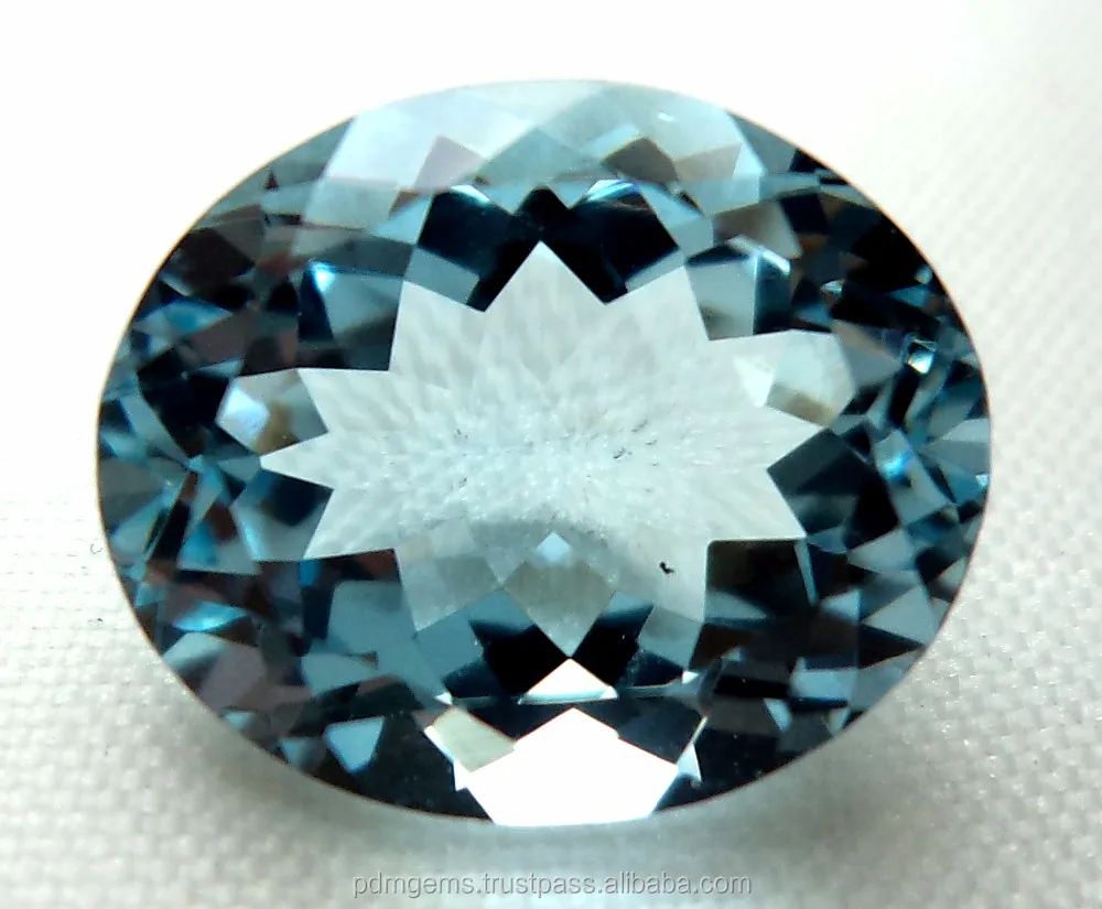 AAA+ Quality Santa Maria Aquamarine Natural Color Semi Precious Aquamarine Gemstone Calibrated Faceted Loose Aquamarine Gemstone