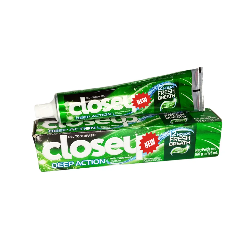 Wholesale Closeup Toothpaste Deep Action Menthol 160g/ Teeth Whitening From Exporter Viet