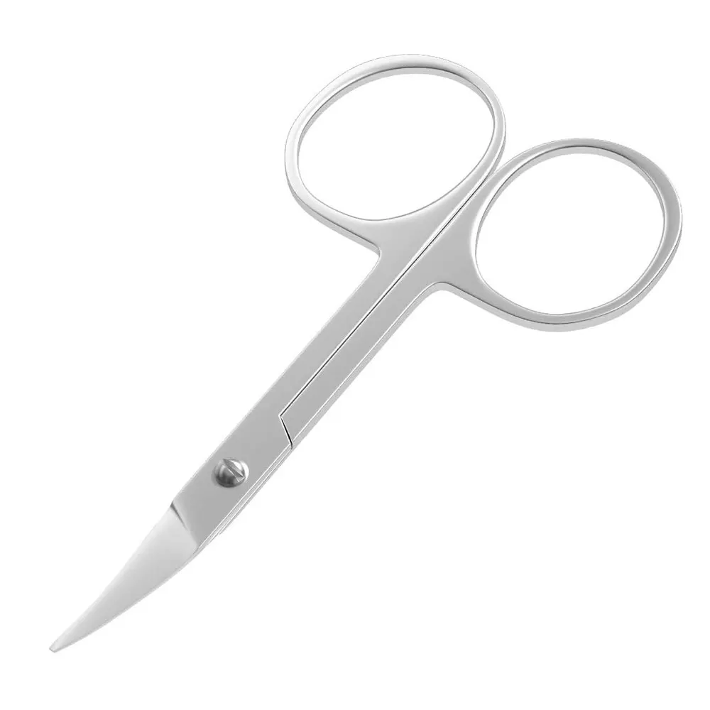 Изогнутые и закругленные ножницы для усов, носа, волос, бороды, ножницы для стрижки