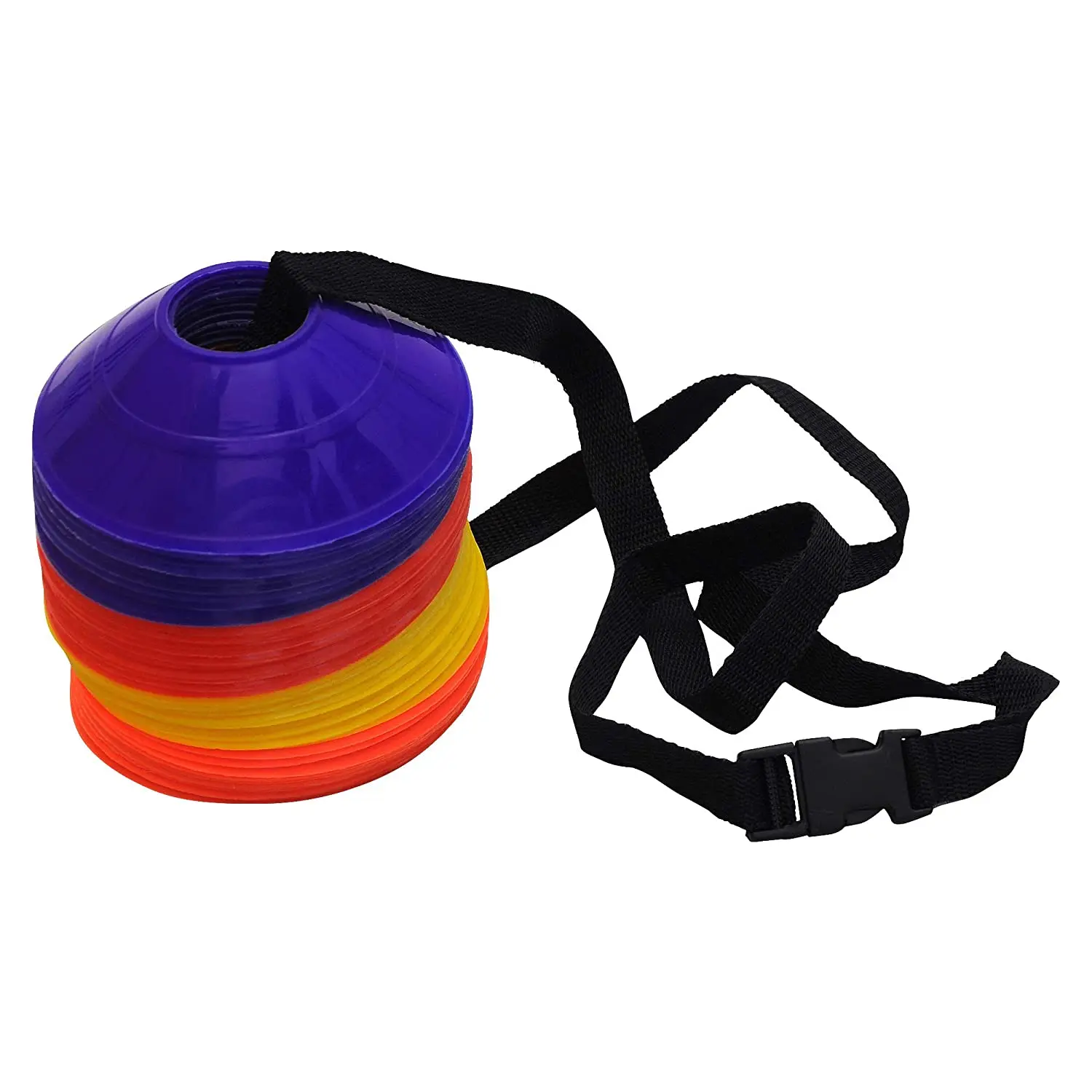 Speed Agility Saucer Cone Training Equipment For Field Training Soft Soccer Cone Flexible Plastic Saucer Cone For Track & Field