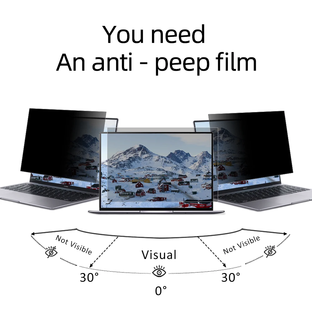 LFD214 Privacy filter wholesale screen guard protector film For Universal Laptop 12.5inch Computadora table pz screen protector