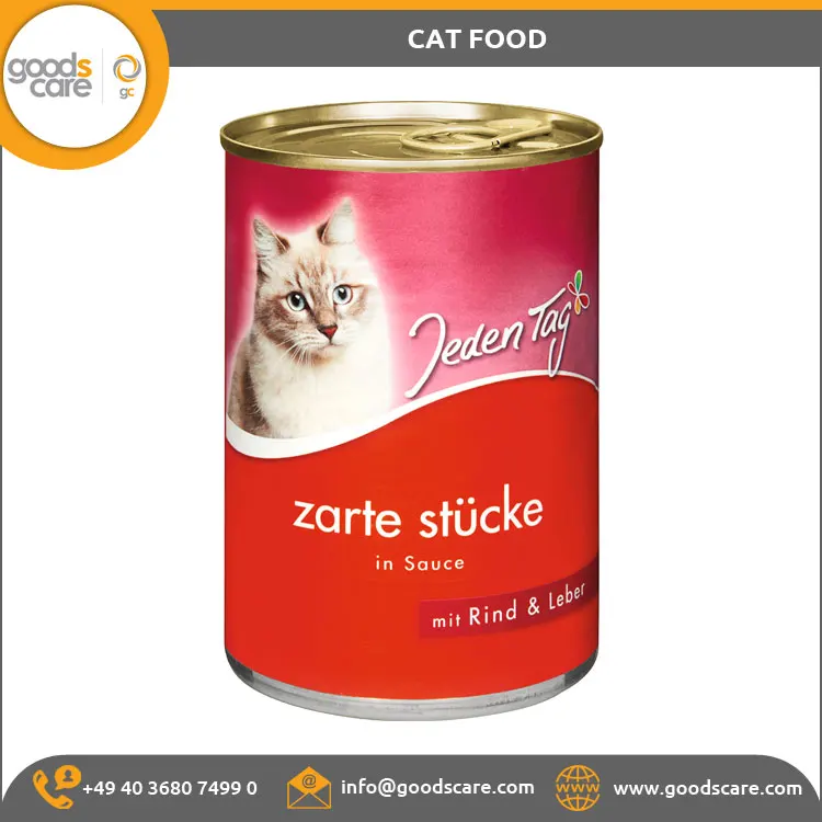 Trusted Exporter of Made in Germany Good Quality Pet Food for Cat 415g Tin Packaging