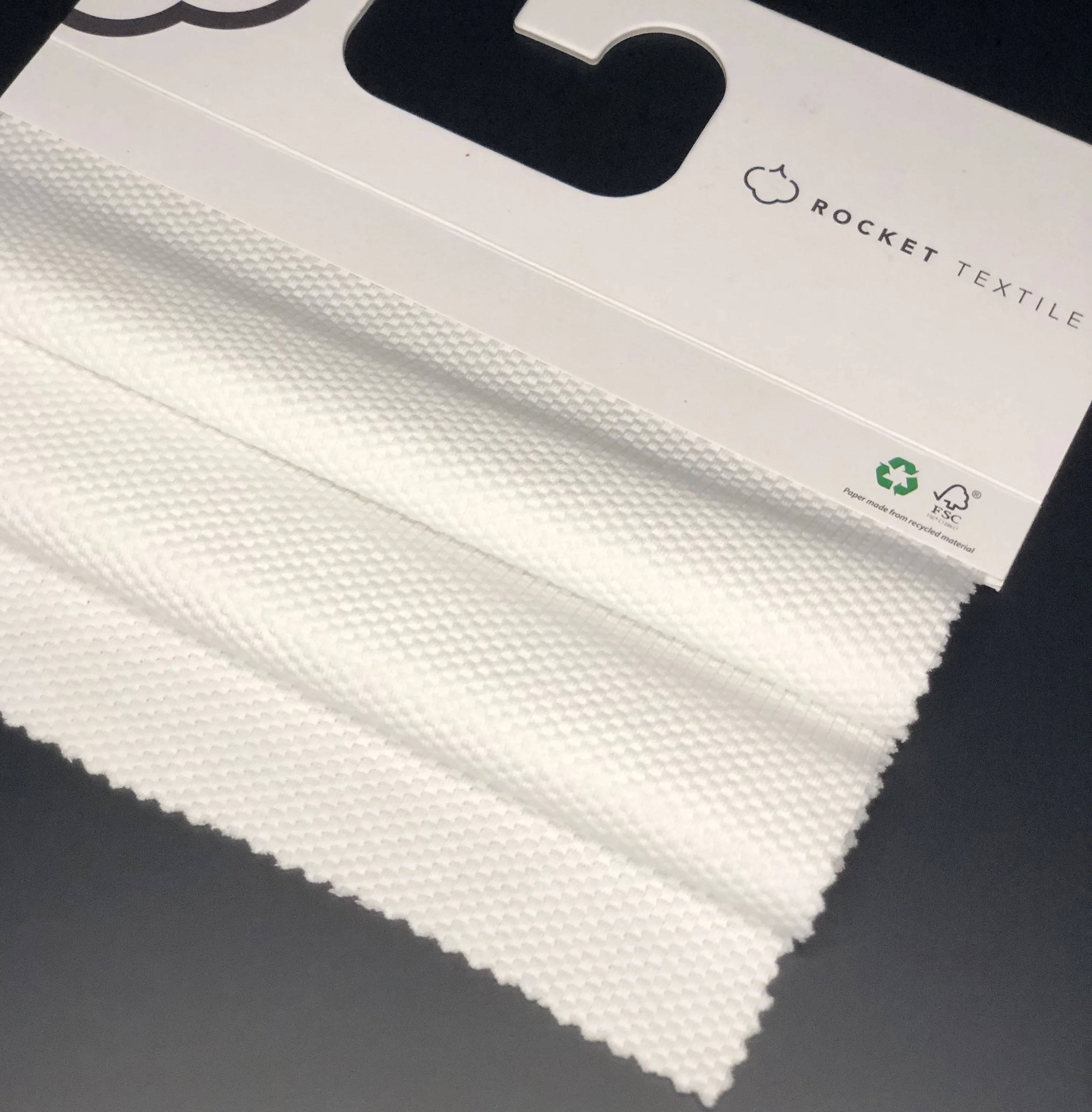 100% organic cotton 230 gsm ribbed jacquard fabric 50% Cotton 50%Modal