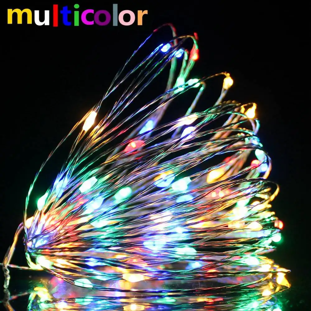 
1M 2M 5M 10M 20M Copper Wire LED String Lamp Fairy lights Night Light For Christmas Garland New Year Xmas Wedding Decoration 