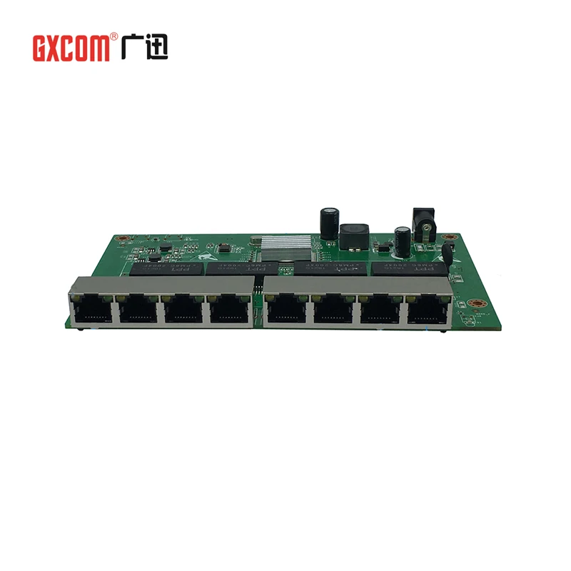 Best selling 8 ports full gigabit Ethernet PCB boards VLAN support 1000Mbps reverse PoE switch