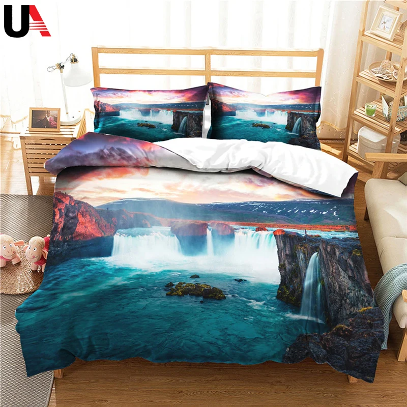Professional Printing 2020 new design 3D digital print bedding set