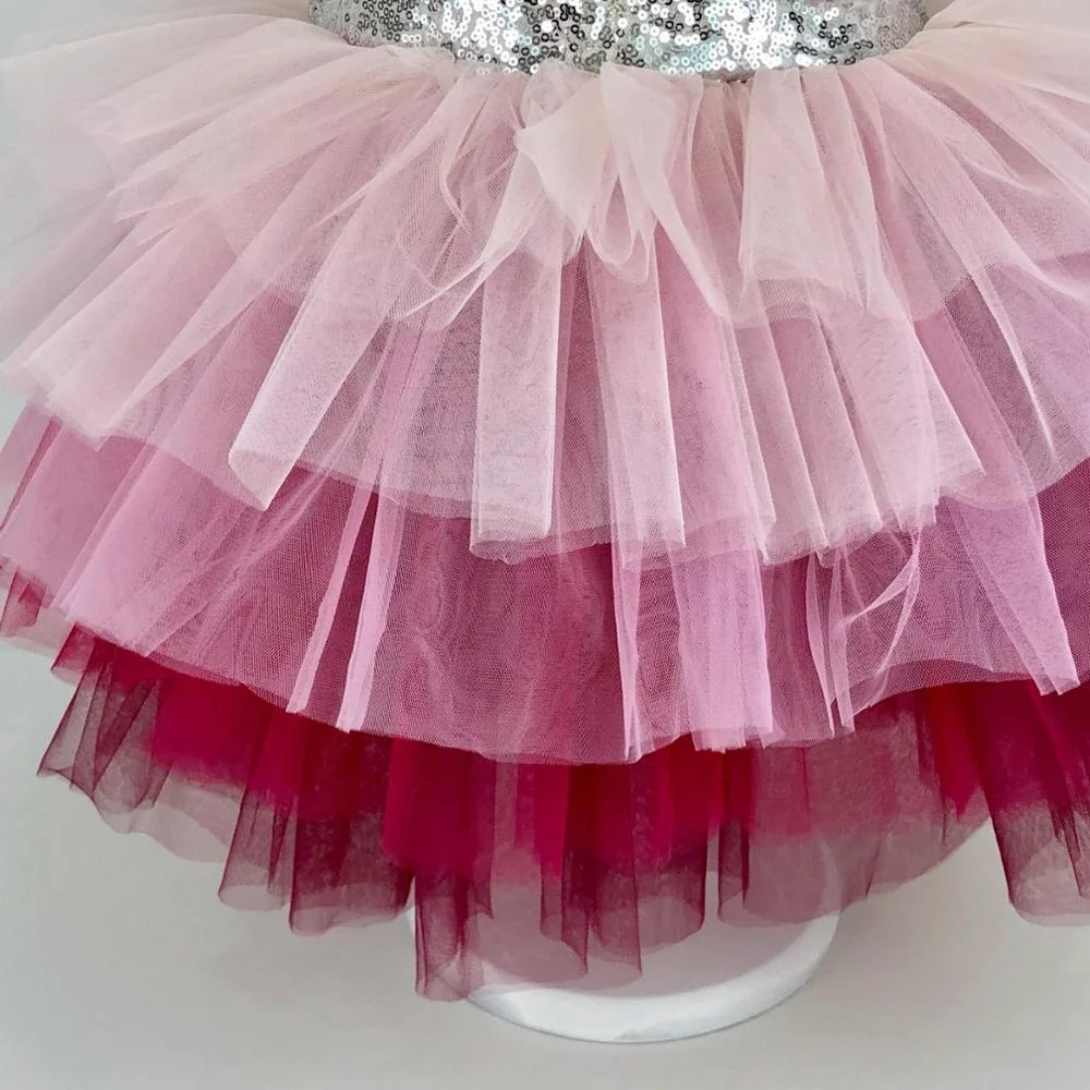 Wholesale Custom Newborn New Design Party Birthday Babies Dresses Bright Fabric Colorful Girls Baby Children Dress Kids Clothes