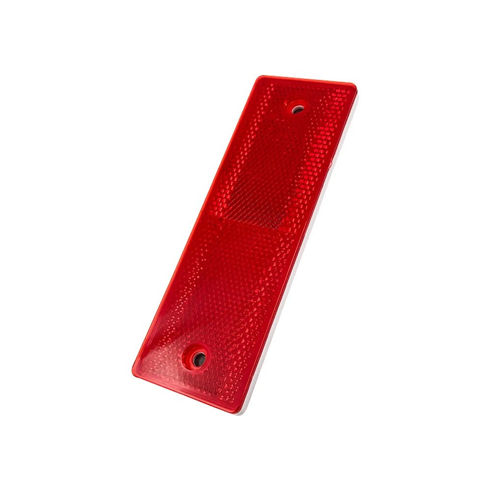 adhesive red small rectangular stick on reflector