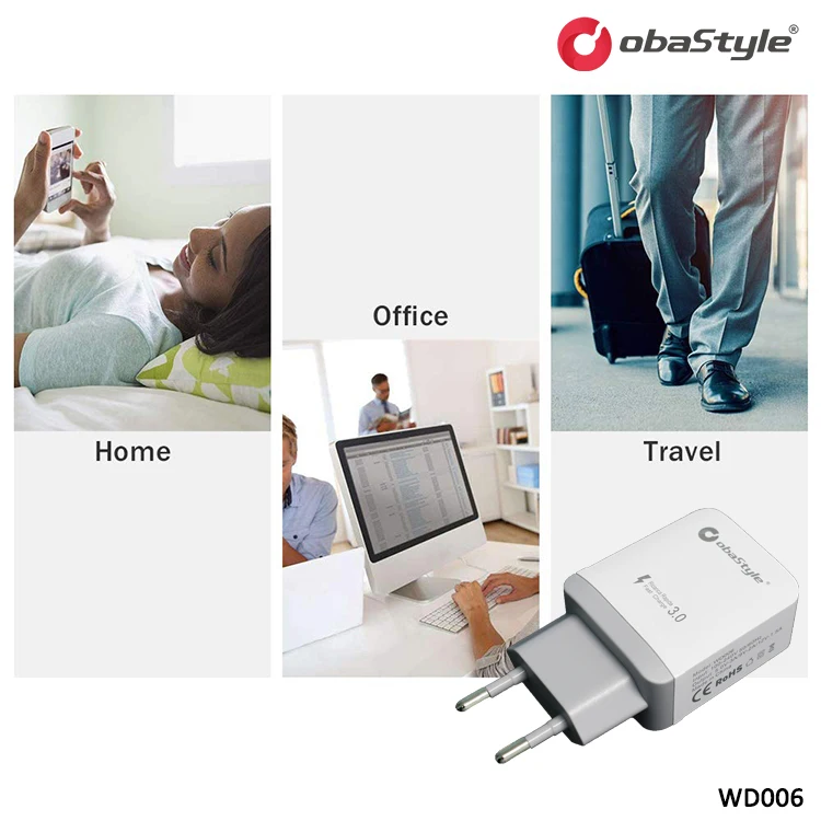 New Arrivals QC3.0 3.0A USB Phone Charger Travel Charger Wall Charger for Mobile Phone