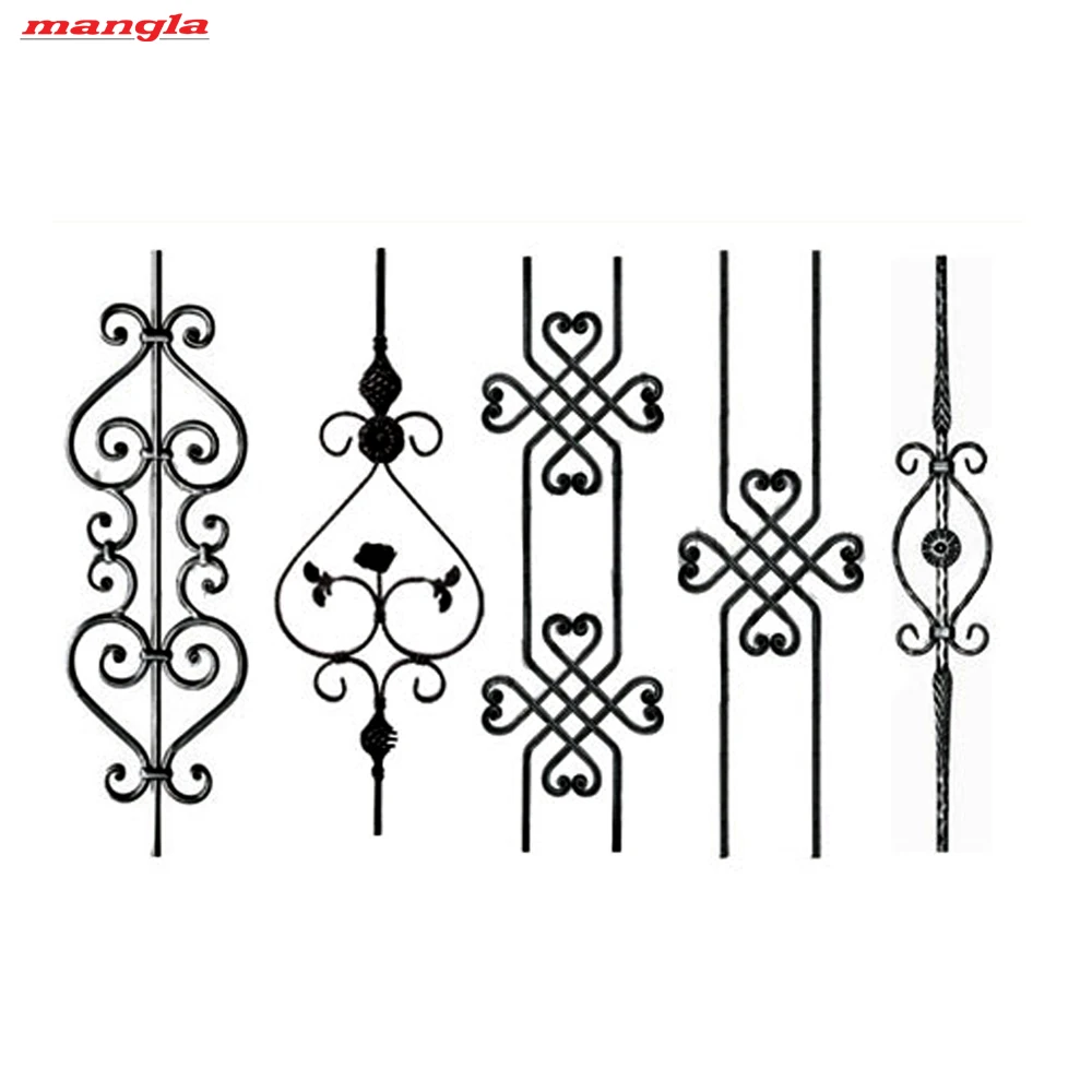 Iron Stair Panels Wrought iron Flower basket