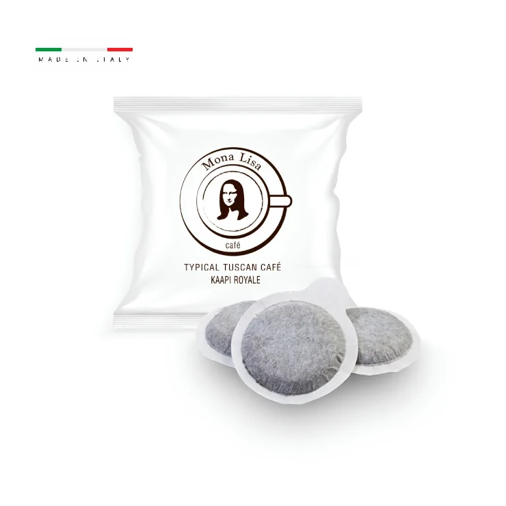 Single origin Kaapi Royale Italian Coffee pods box compostable and biodegradable for espresso machines