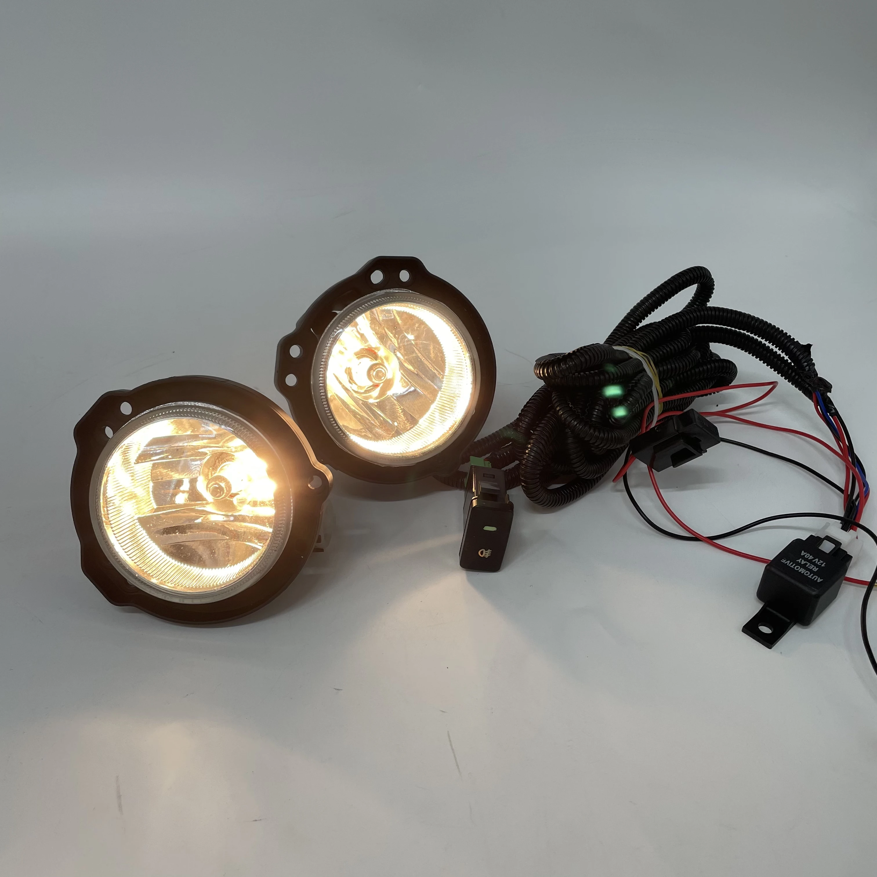 Крышка противотуманной фары Wenye для avanza противотуманные drl LED