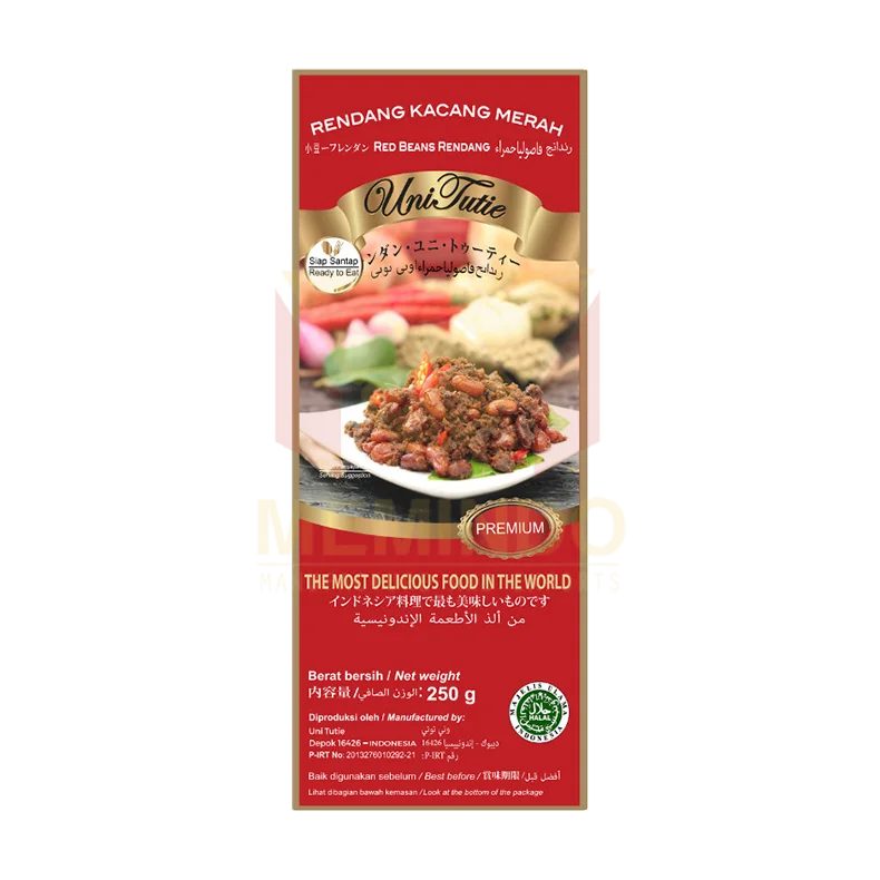 Vegetarian Rendang vegan ready to eat best seller factory price wholesales rendang paste beef