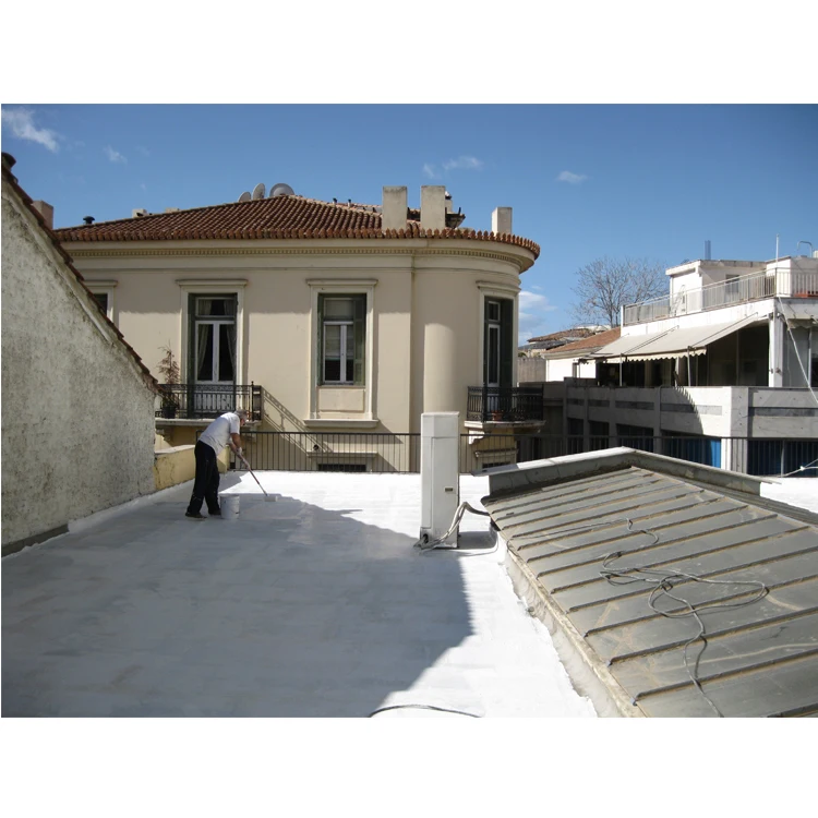 Полиуретановая краска для крыши-белое плоское покрытие для защиты крыши, полиуретановое гидроизоляционное покрытие