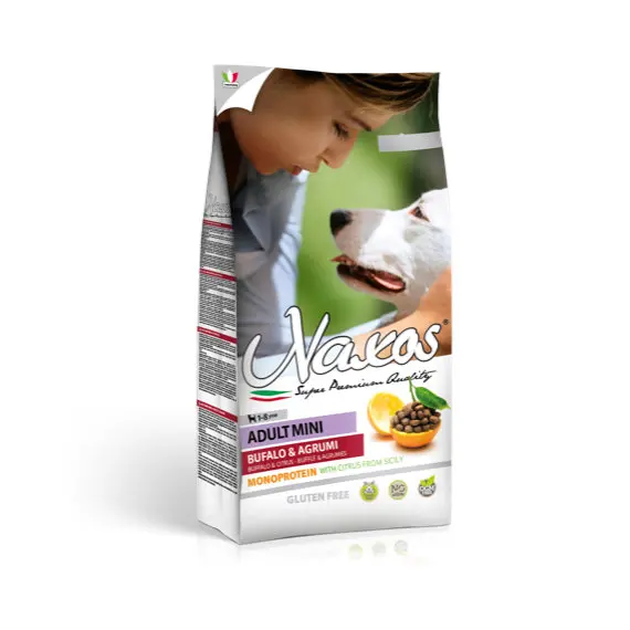 Сделано в Италии, взрослые собаки, сухая корма для собак небольшого размера с Буйволом, сумка разных размеров