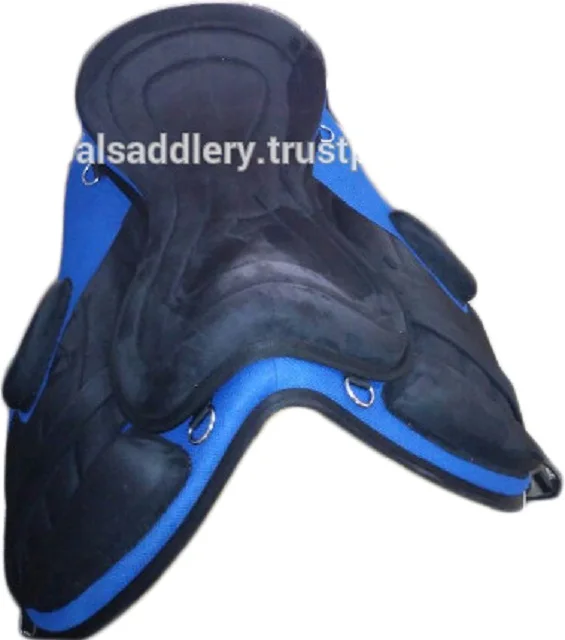 Blue Black Freemax saddle only fools and horses brompton saddle IN;34648
