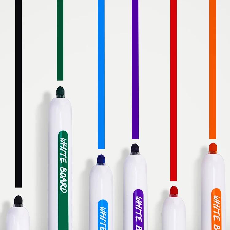 Retractable Dry Erase Markers Pack Assorted Colors With Low-Odor Ink Whiteboard Pens